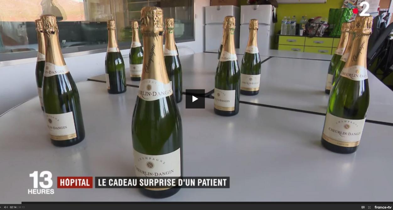 Ils lui sauvent la vie, il leur offre 60 bouteilles de champagne Ils lui sauvent la vie, il leur offre 60 bouteilles de champagne