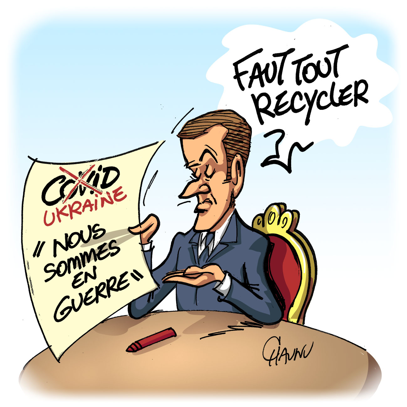 L'actualité vue par Chaunu : l'allocution d'Emmanuel Macron