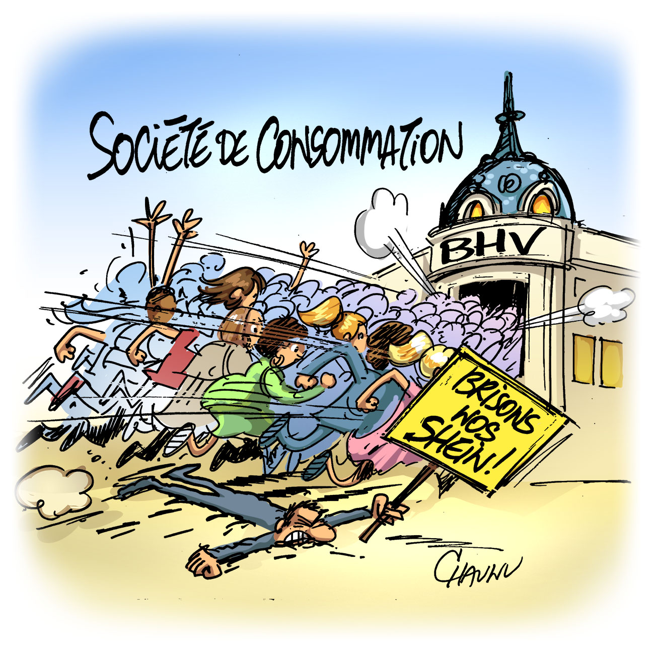 L'actualité vue par Chaunu : le BHV ouvre son espace dédié à ...