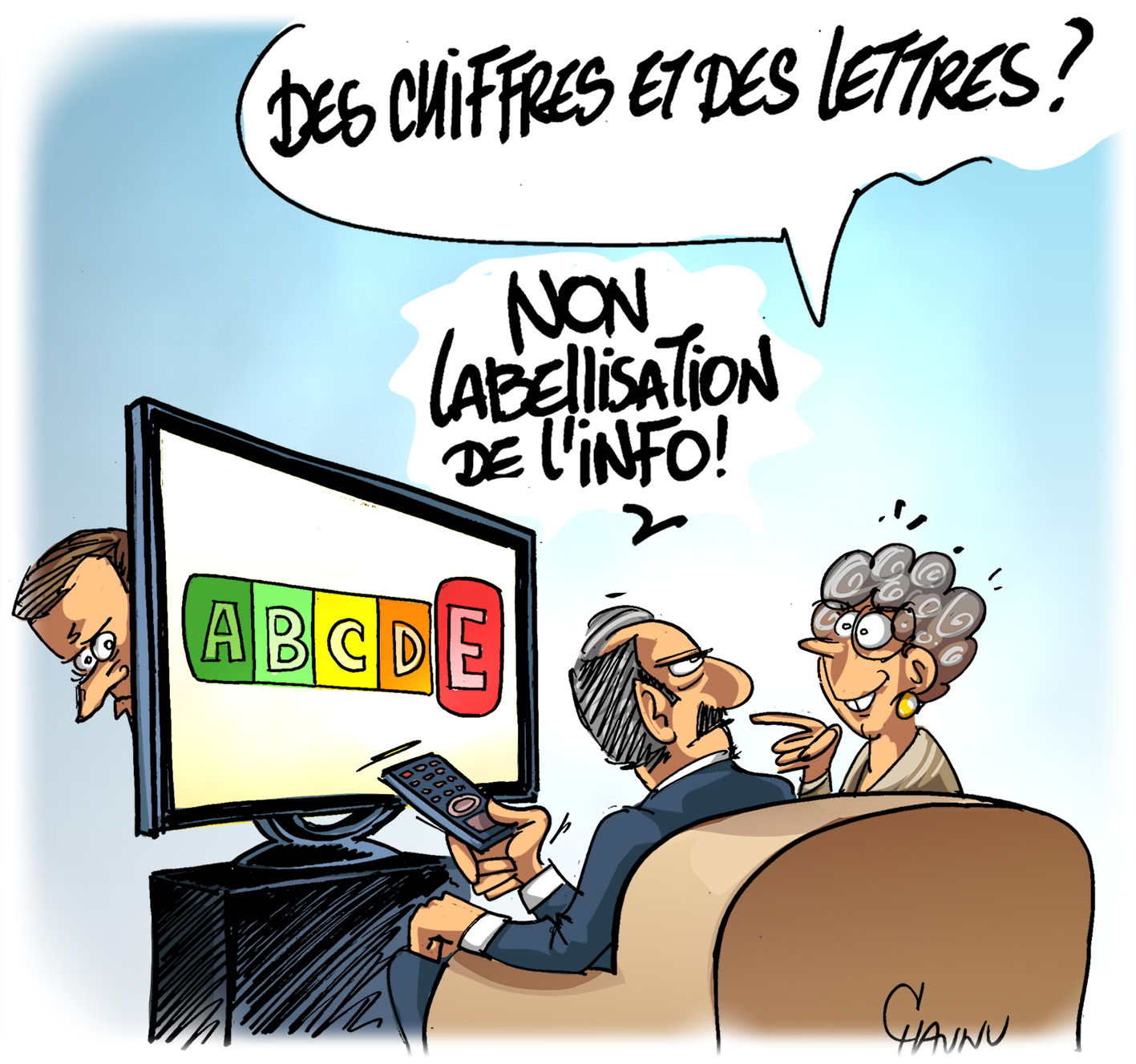 Dessin: Chaunu, pour L'Union