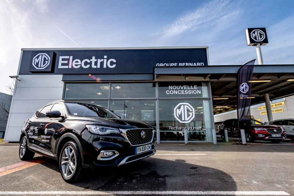 Un concessionnaire MG ouvre ses portes à Reims
