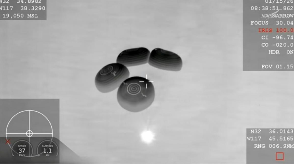 Quatre astronautes Crew-11 rapatriés près de San Diego