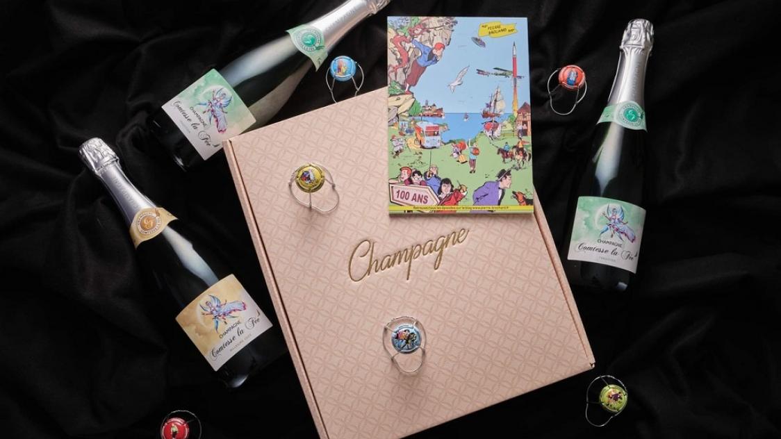 Champagne Comtesse la Fée Le Champagne qui s’habille de vos couleurs