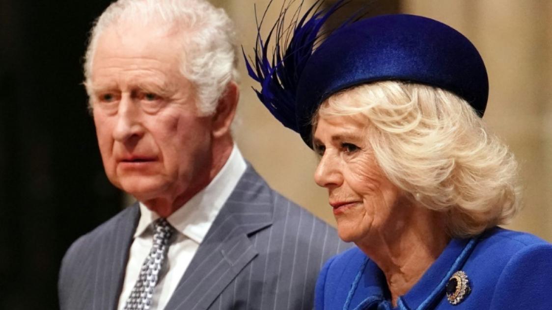 Le roi Charles III et la reine Camilla, le 13 mars 2023 à Londres