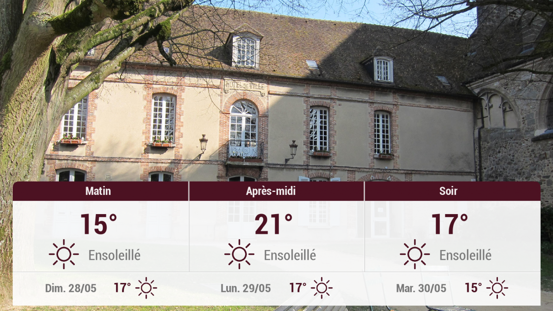 Sézanne et ses environs : météo du samedi 27 mai