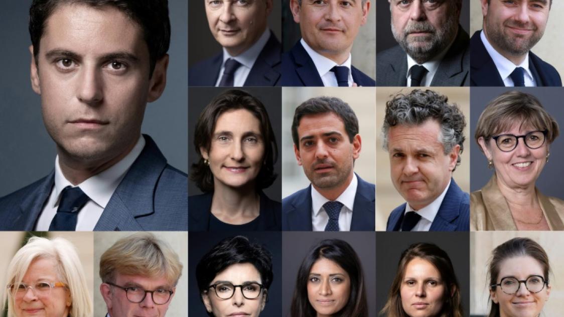 Premier Conseil des ministres avec Attal et un gouvernement droitisé