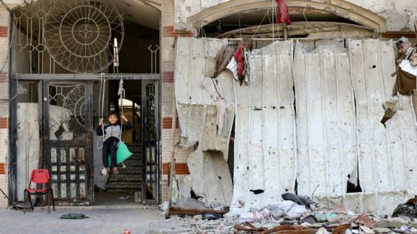 Un enfant palestinien le 3 mai 2024 à Gaza