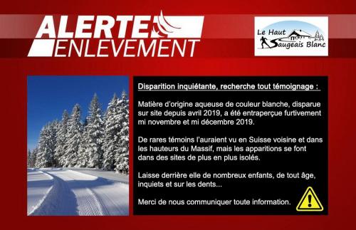 Une Alerte Enlevement Pour Retrouver La Neige