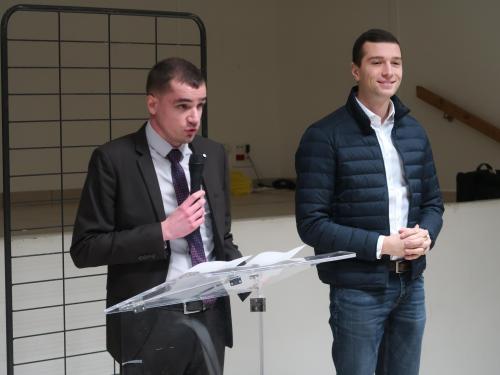 Jordan Bardella Intronise Baptiste Philippo A Suippes