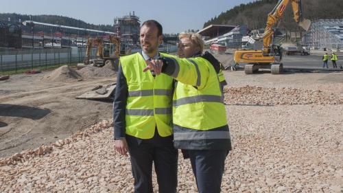 Nathalie Maillet, la directrice du circuit de Spa ...
