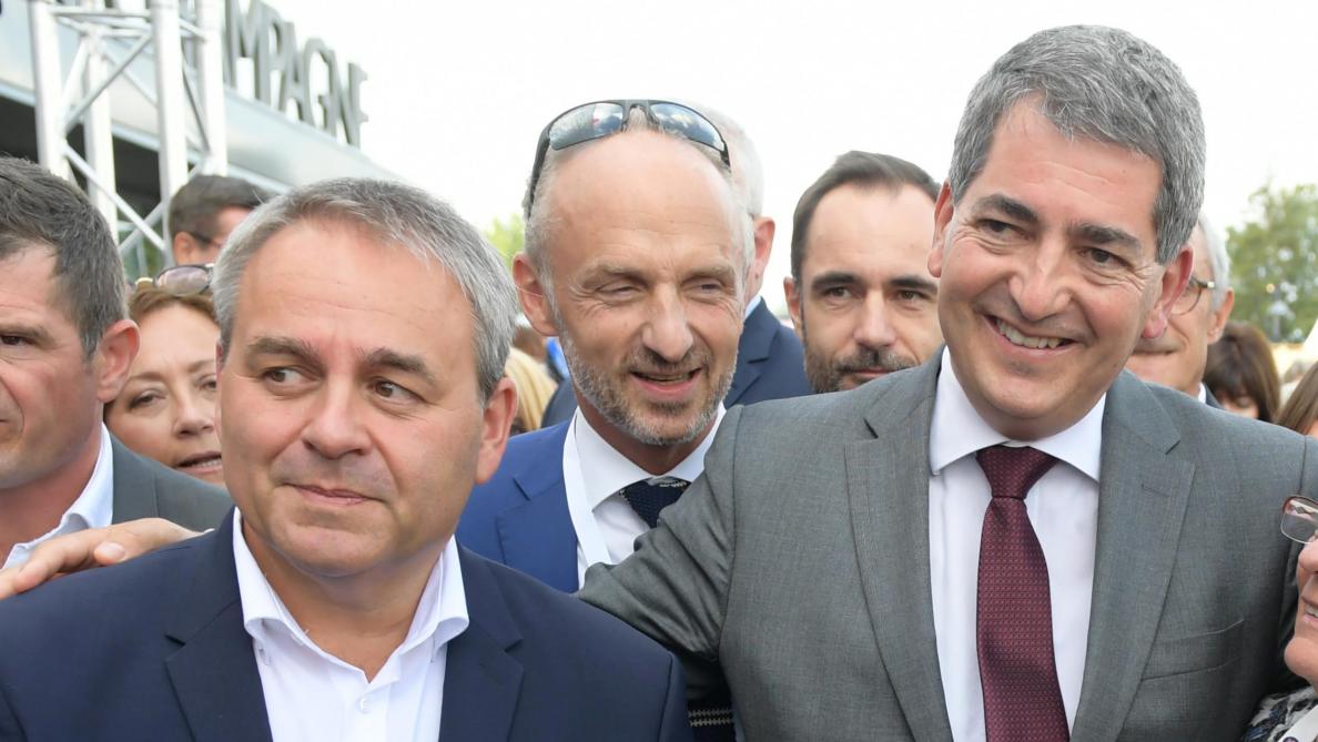 Jean Rottner et Xavier Bertrand à l’Élysée