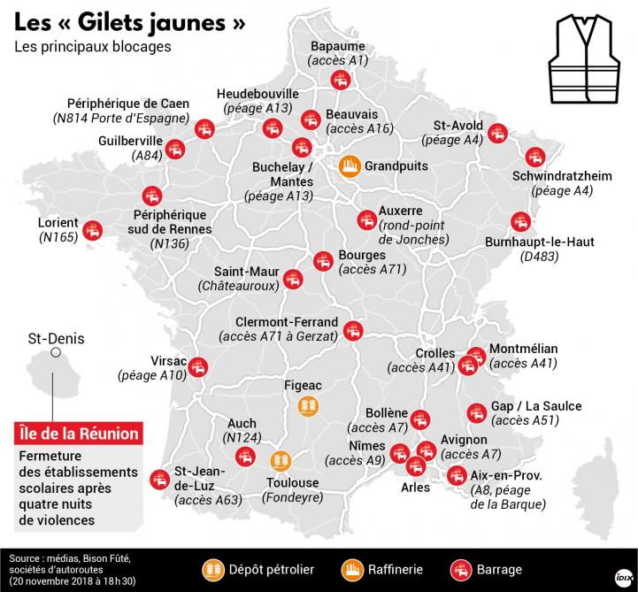 Mouvement Des Gilets Jaunes Les Principaux Points De