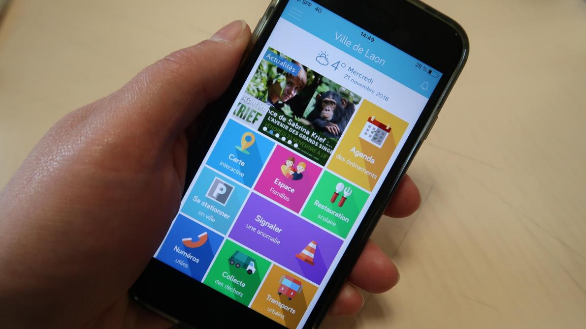 La Ville De Laon Lance Une Applimobile