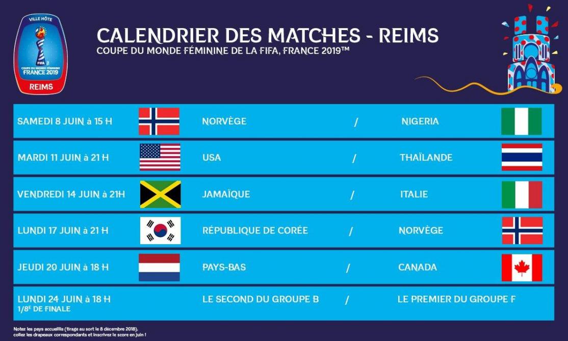 Video Football Reims Accueillera Les Etats Unis Pendant La Coupe Du Monde Feminine