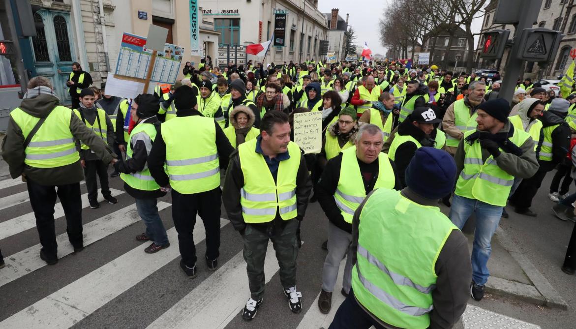 Photos La Manifestation Régionale Des Gilets Jaunes à
