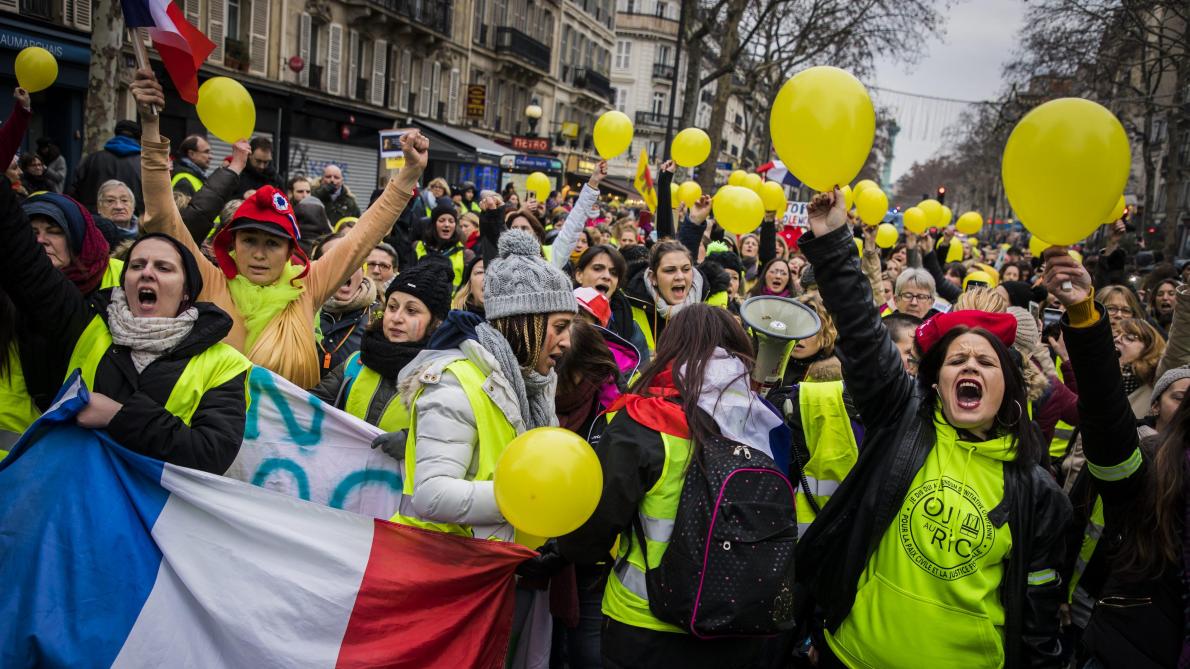 Gilets Jaunes Les Femmes à Leur Tour Ont Manifesté Ce