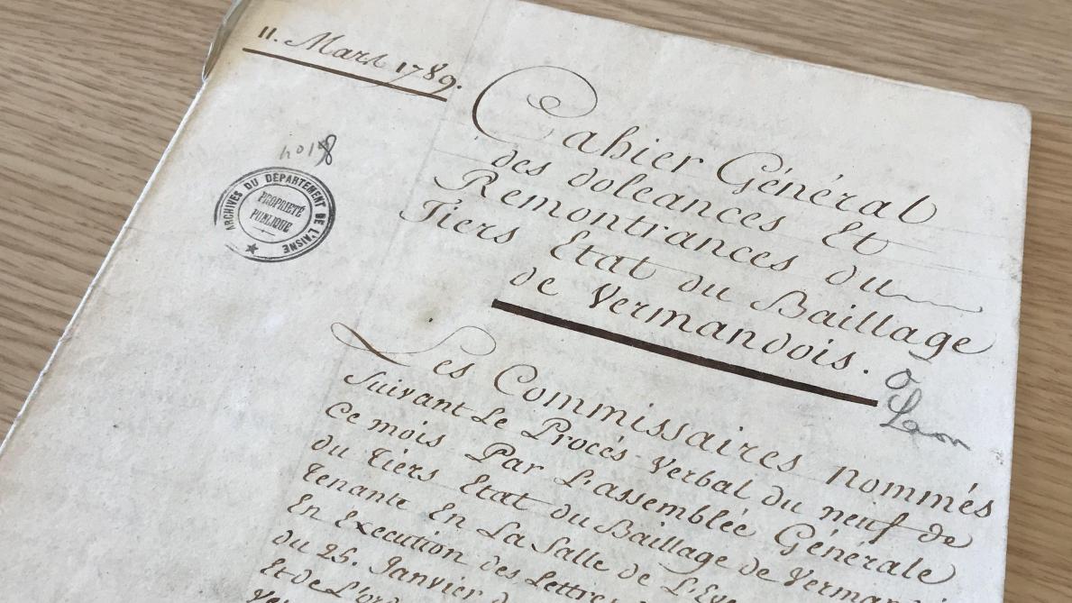 Cahier de doléances ancien