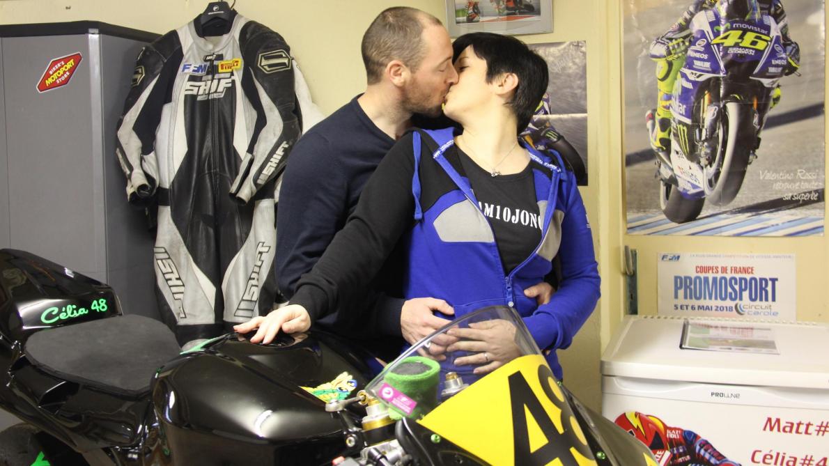 Amour Et Moto Matthieu Et Celia En Couple Dans La Vie Comme Sur La Piste