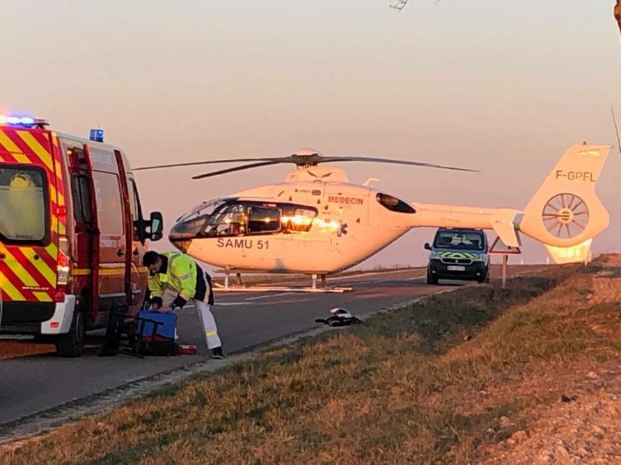 Accident Entre Luyeres Et Avant Les Ramerupt Un Motard Heliporte Dans Un Etat Grave