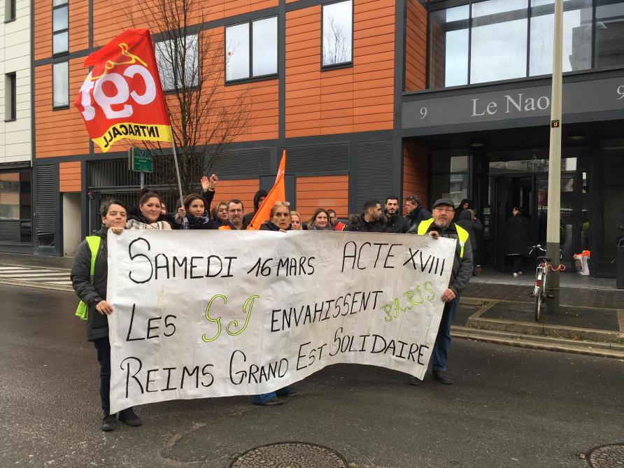 Des Gilets Jaunes De Reims Veulent Envahir Paris Samedi