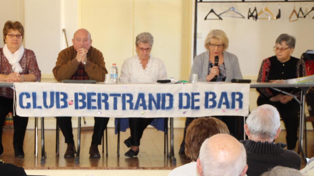 180 membres au club Bertrand de Bar