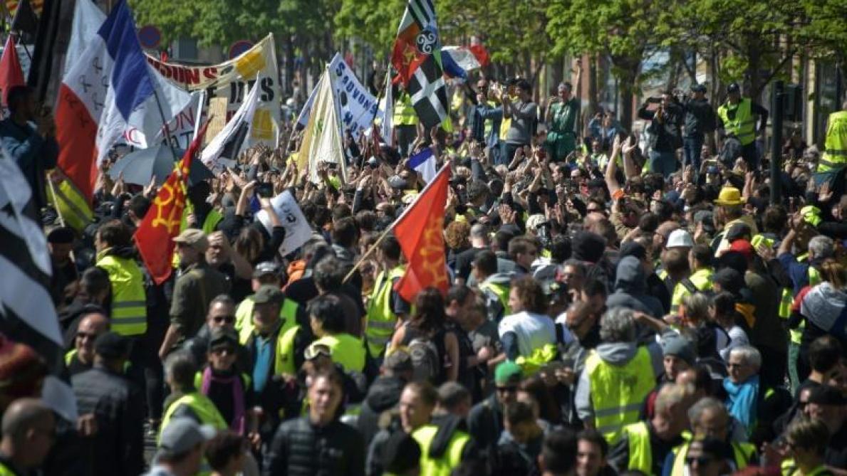 Gilets jaunes acte 22 : les manifestations se déroulent dans le calme sauf  à Toulouse