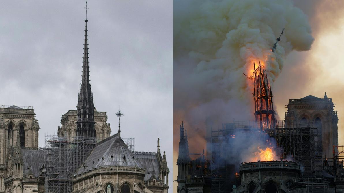 AVANT/APRÈS. Visualisez l’ampleur des dégâts occasionnés par l’incendie