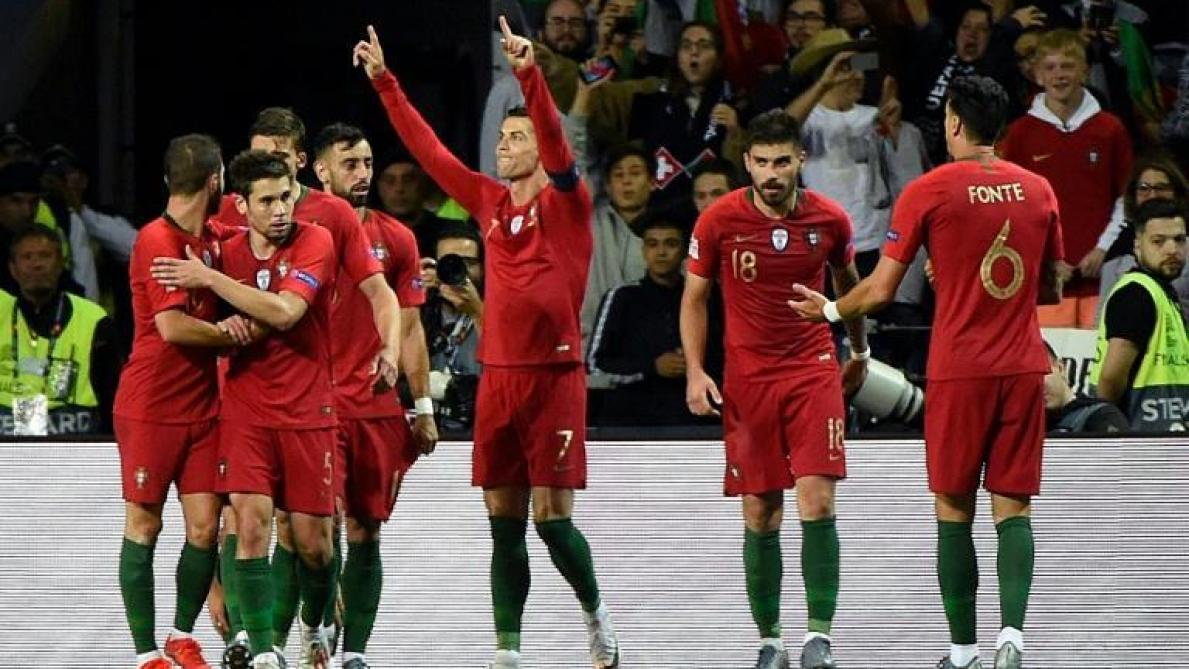 Ligue Des Nations Ronaldo Inscrit Un Triple Contre La Suisse Et Envoie Le Portugal En Finale