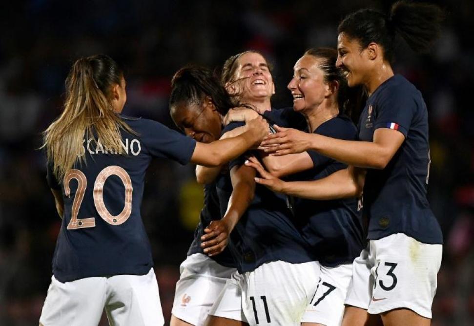 Bleues Coup D Envoi De La Coupe Du Monde Feminine