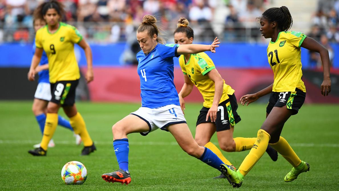 Football Coupe Du Monde Feminine L Italie Ecrase La Jamaique A Reims