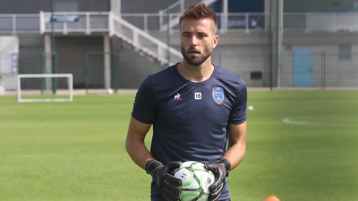 Sébastien Renot, nouveau gardien numéro 2 de l'Estac