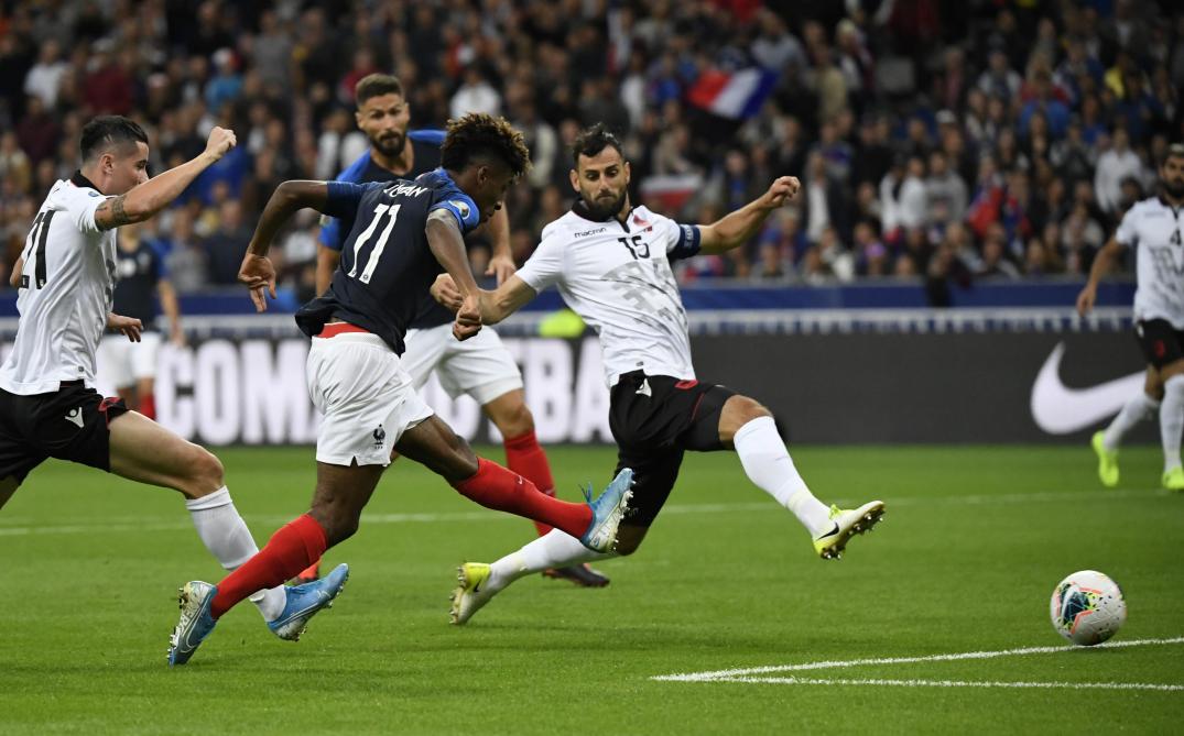 Football Euro 2020 Qualifications Les Bleus Deroulent Face A L Albanie