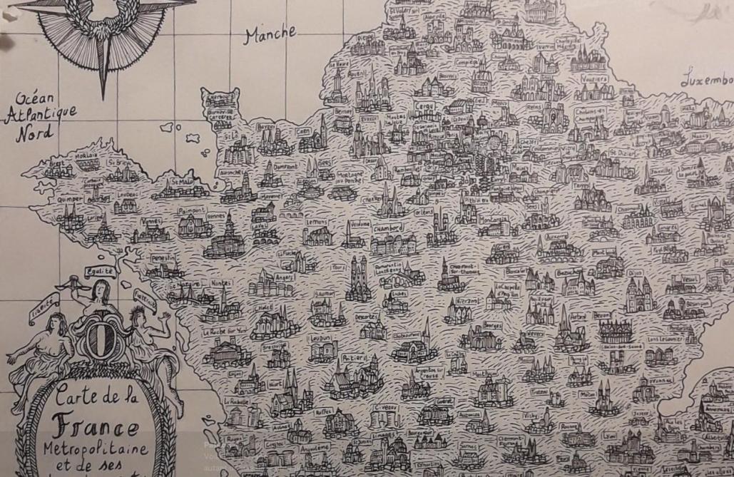 Il Dessine Une Carte De France A L Encre De Chine Et Fascine Les Internautes Il Dessine Une Carte De France A L Encre De Chine Et Fascine Les Internautes