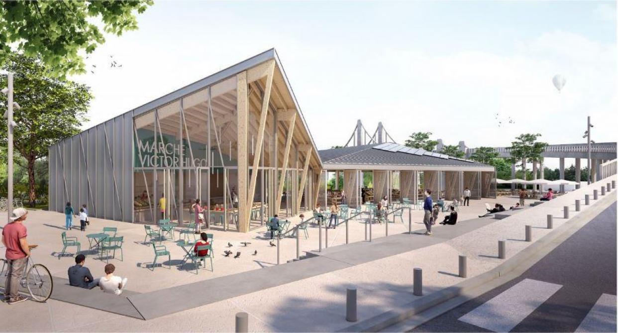 PHOTOS.Découvrez la halle de marché qui va être créée au ...