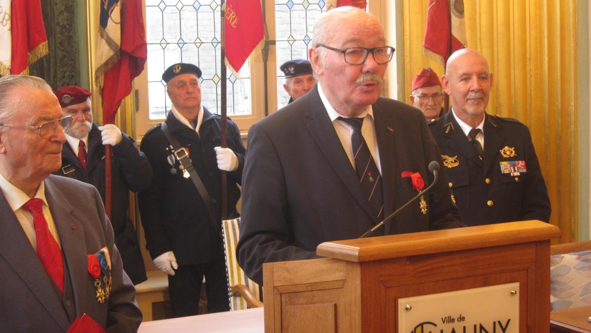 Chauny : Légion d'honneur, Marcel Lalonde élevé au grade d'officier - L'Union