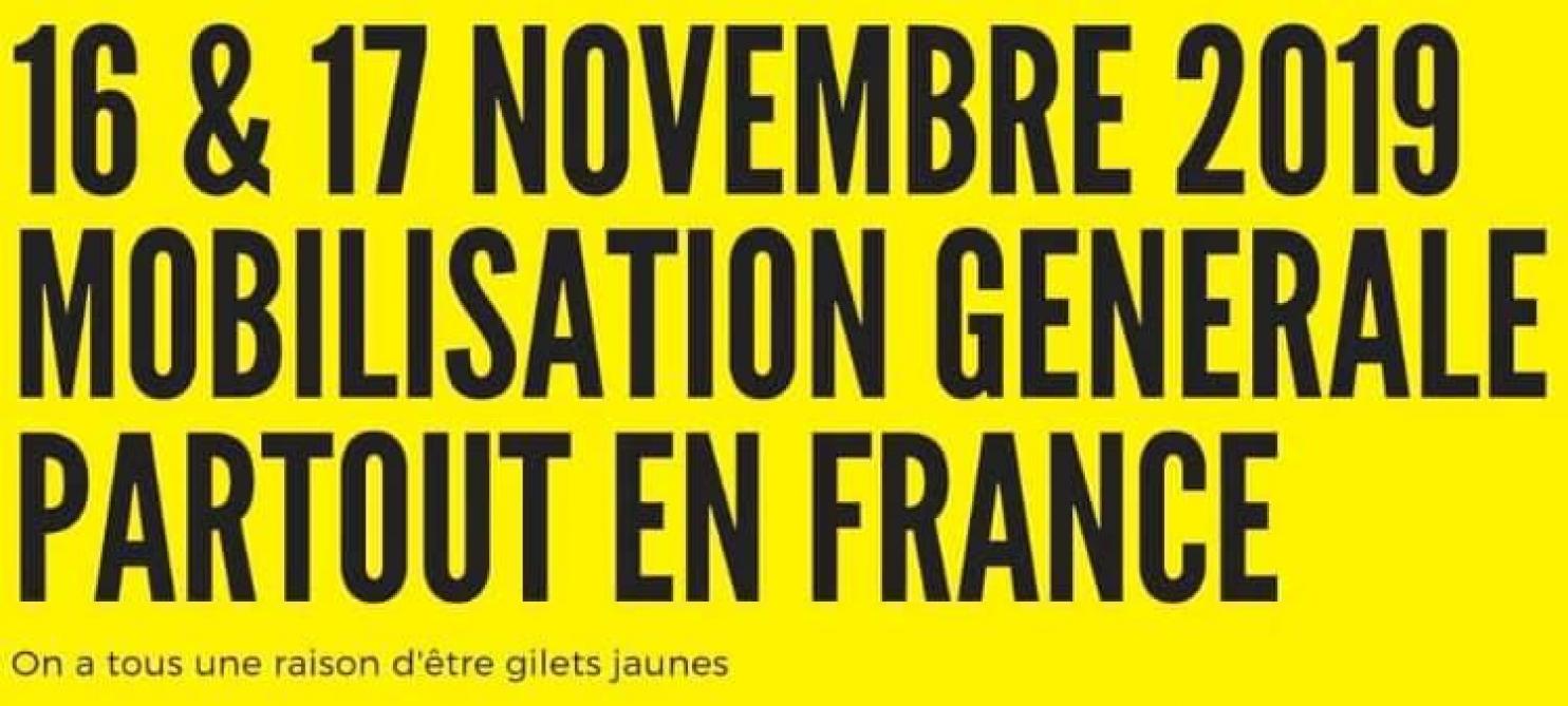 Pour Leur Anniversaire Les Gilets Jaunes Du Secteur De