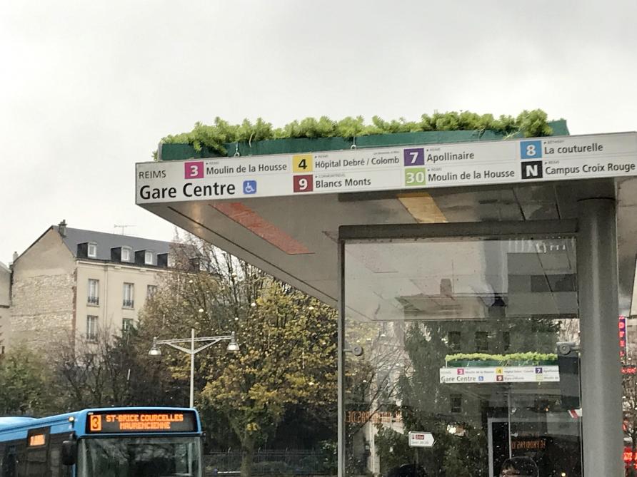 A Reims, les Abribus se mettent au vert - L'Union