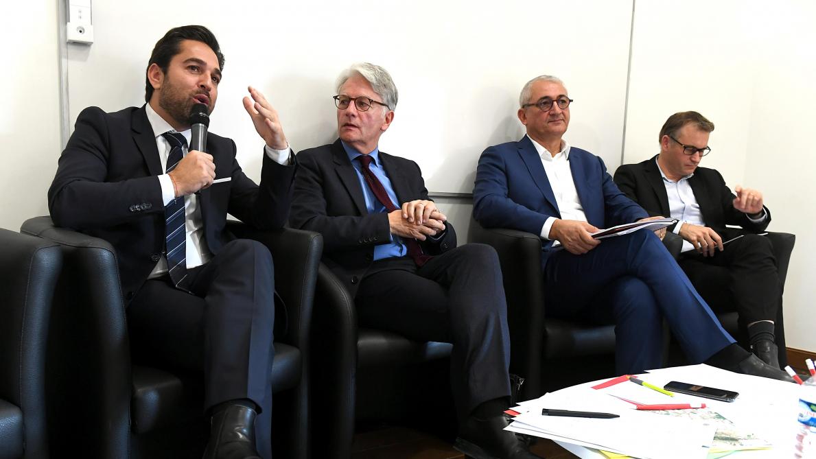 Premier débat de campagne, à Reims, entre Arnaud Robinet, Eric Quénard et Gérard Chemla - L'Union