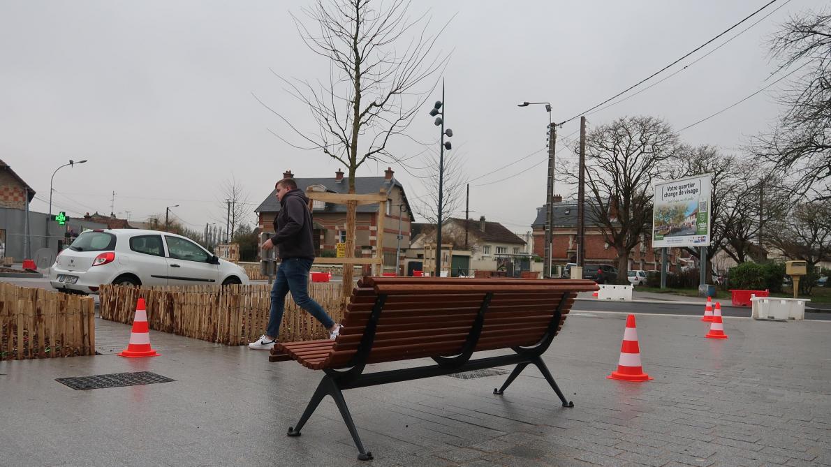 À Soissons, une place Lamartine toute neuve