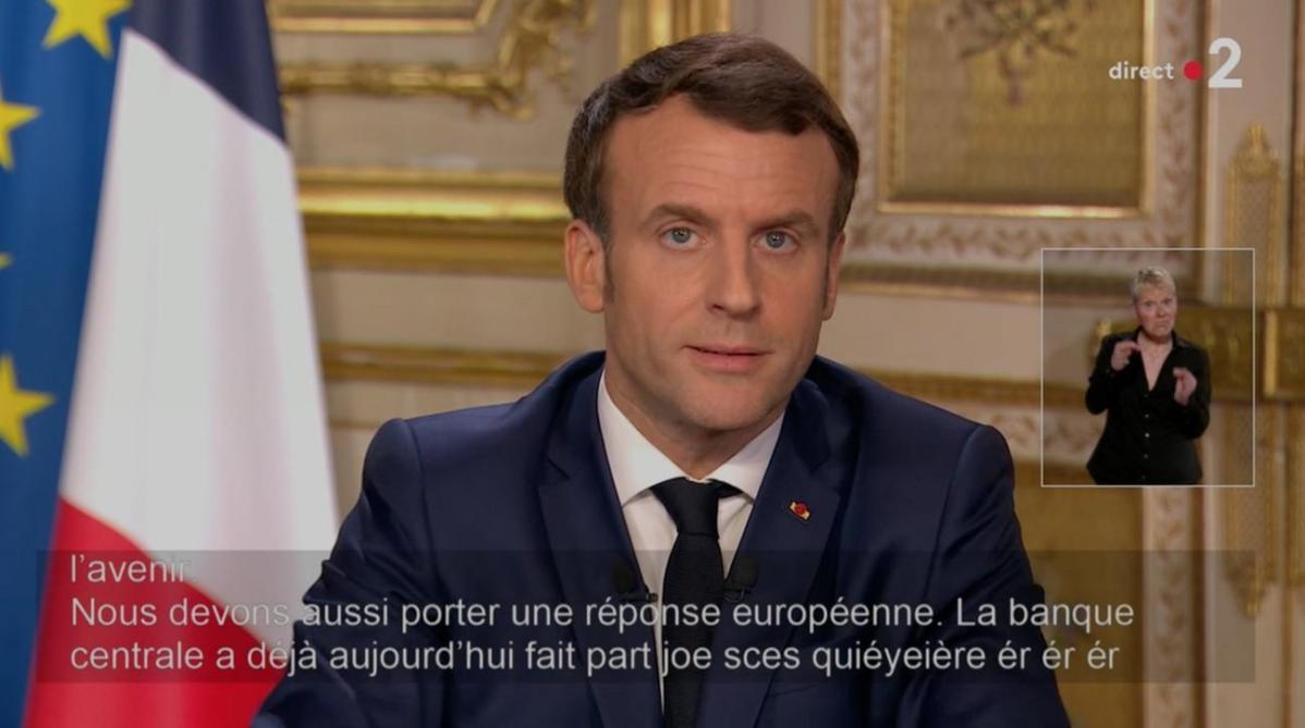 Sous-titres du discours d’Emmanuel Macron : que s’est-il ...