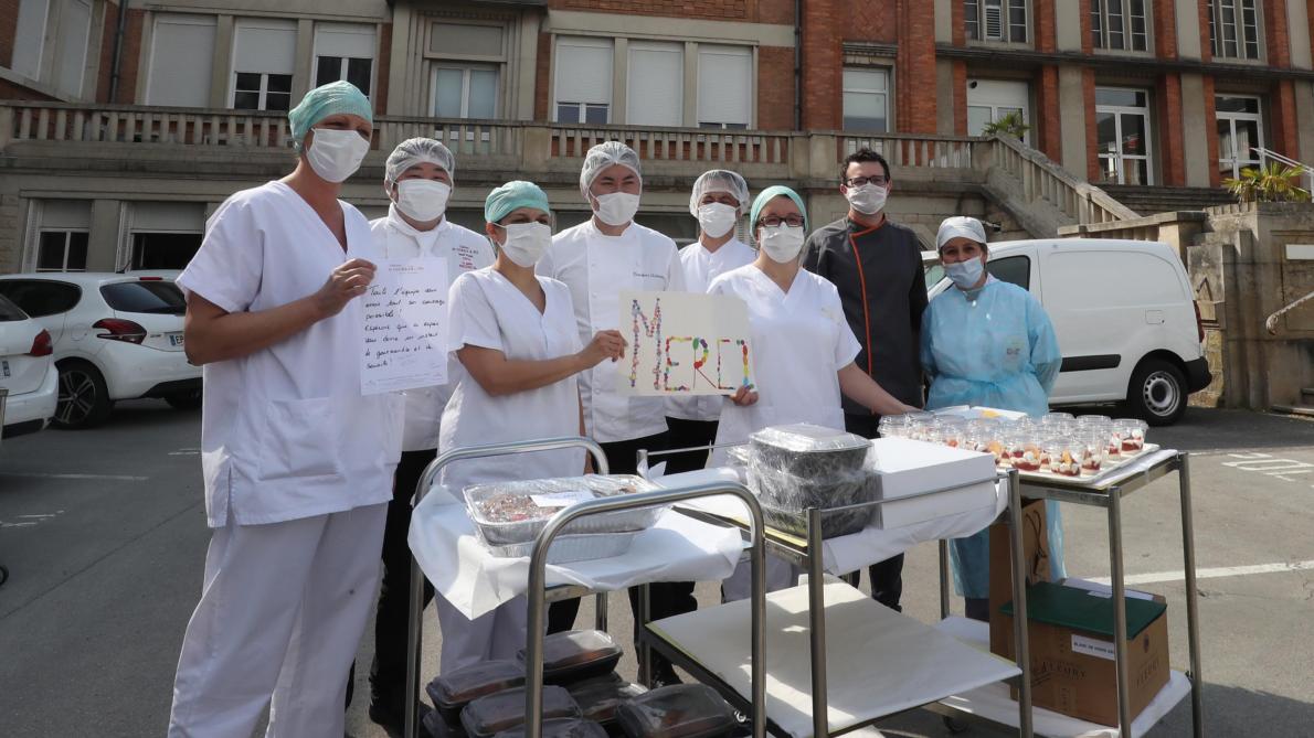Des Chefs De Renom Concoctent Un Menu De Fete Pour Les Soignants De L Hopital De Troyes