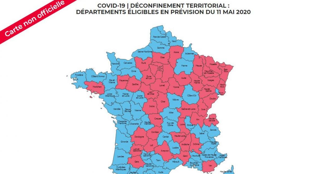 Vous L Avez Surement Vue Mais Cette Carte De Deconfinement Par Departements N A Rien D