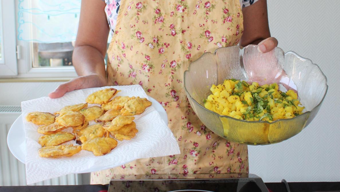 cuisiner quand on est confine poelee et beignets de pommes de terre
