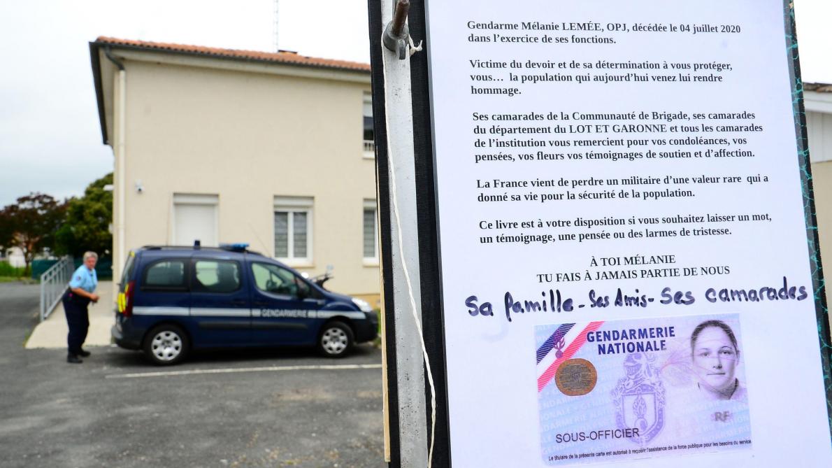 Gendarme Tuee Dans Le Lot Et Garonne Melanie Lemee Recoit La Legion D Honneur A Titre