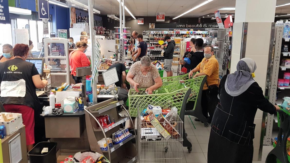 La Ruee Au Magasin Carrefour Contact De Romilly Sur Seine