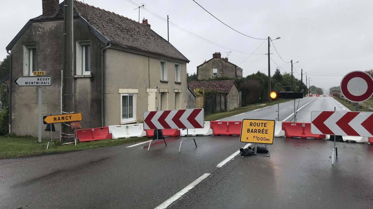 La Rn4 Coupee Pour 15 Jours De Travaux Entre Esternay Et Courgivaux