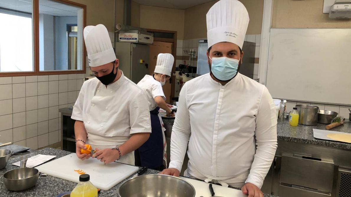 L Ancien Candidat De Top Chef Gratien Leroy Affine Ses Gammes En Bac Pro Cuisine Au Lycee De Bazeilles