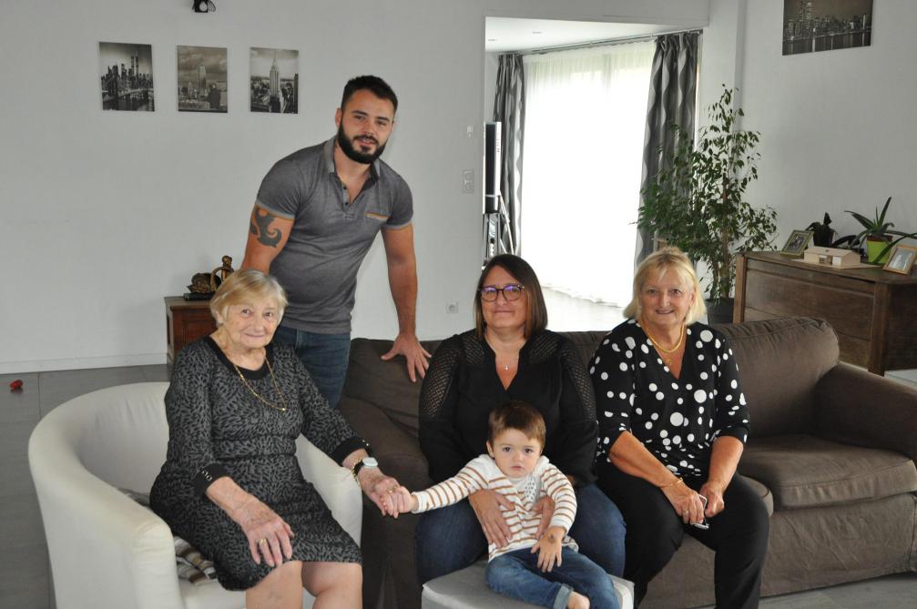 Cinq générations réunies à SaintGermainlaVille