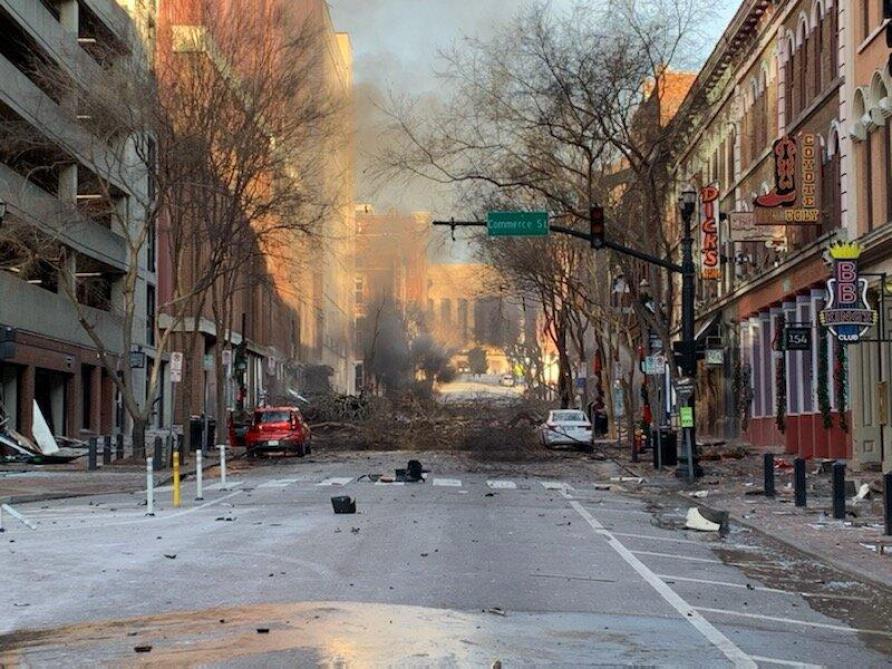 États-Unis : Une violente explosion secoue la capitale du Tennessee États-Unis : Une violente explosion secoue la capitale du Tennessee