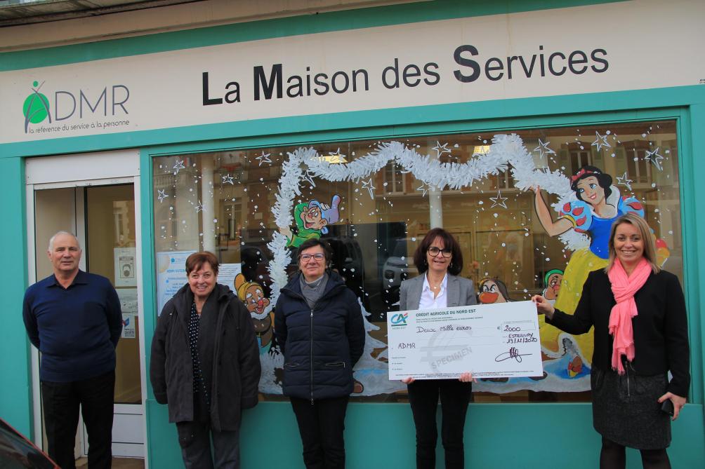 L'ADMR d'Esternay reçoit un don de 2 000€
